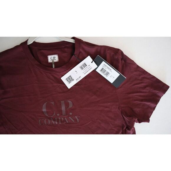 C.P. Company Men's Sz Large Port Royal Red Short Sleeve Crew Neck T-Shirt $115 - Picture 3 of 7
